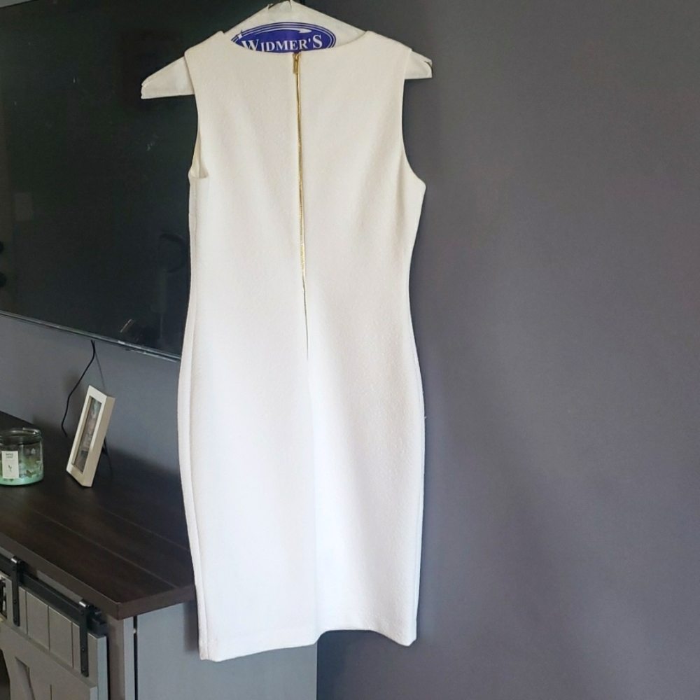 White dress worn once size 4